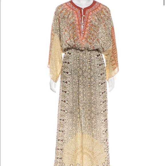 Camilla Dresses & Skirts - Camilla Maxi Dress Crystals Silk Small